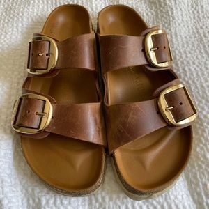 Women's BIRKENSTOCK Arizona Big Buckle Slide Sandals.